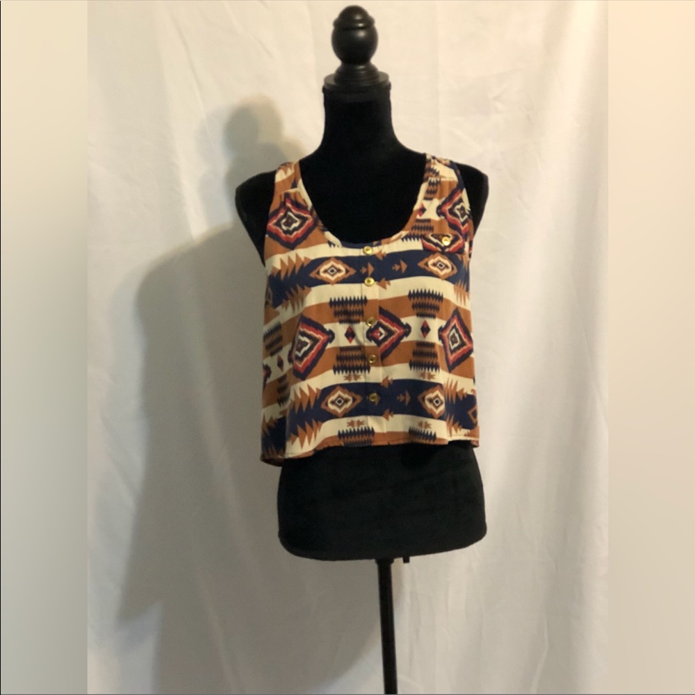 Native design tank top